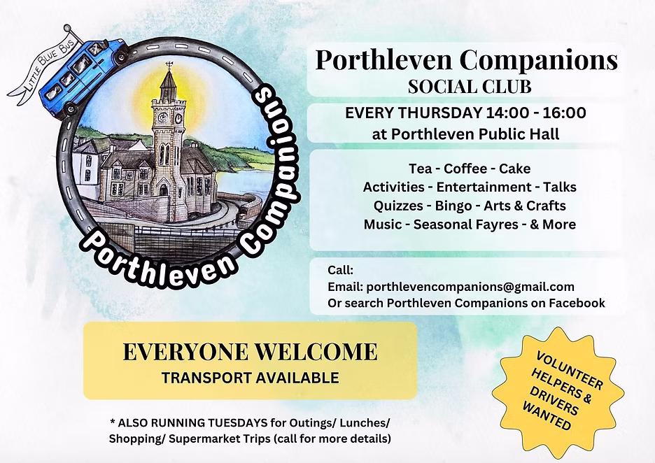 Porthleven Companions SOCIAL CLUB