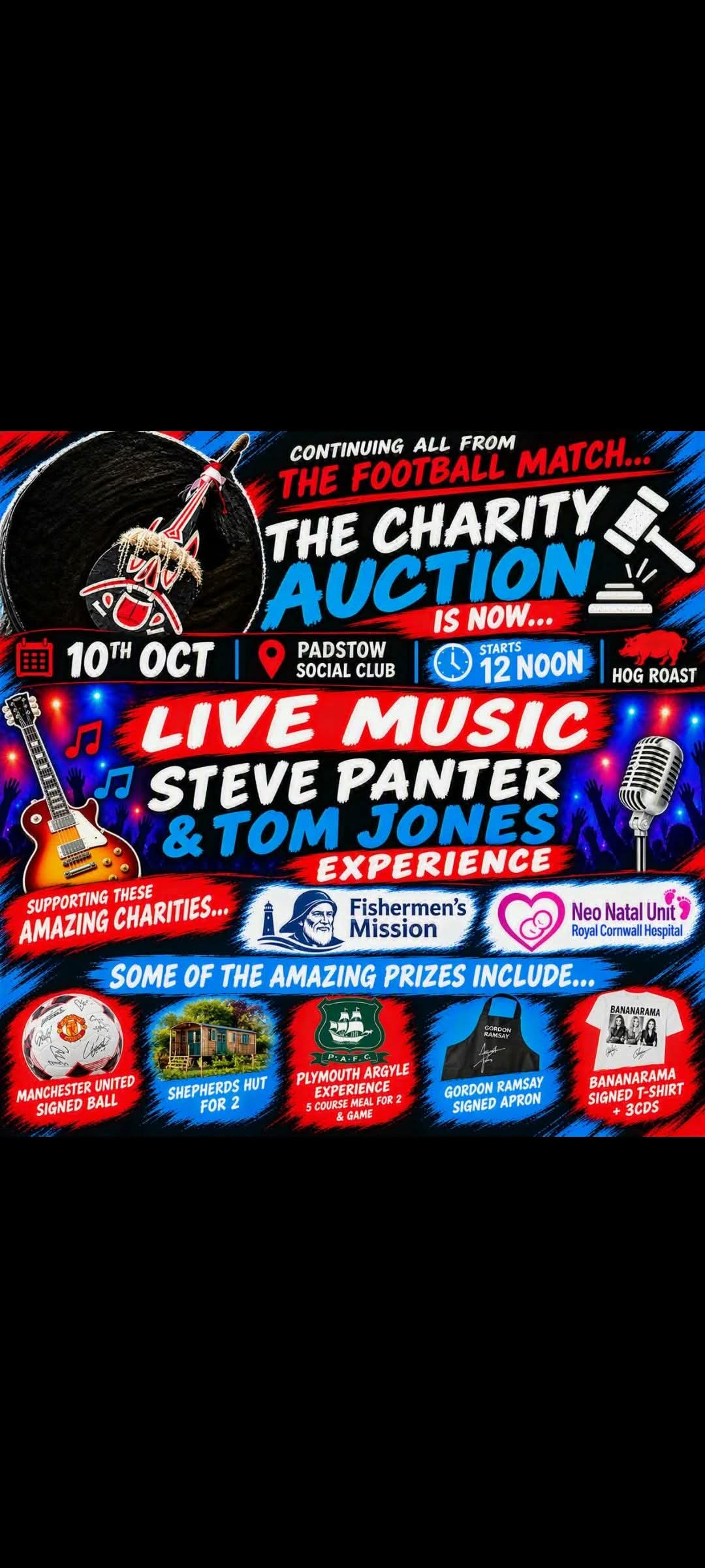 THE CHARITY AUCTION IS NOW...