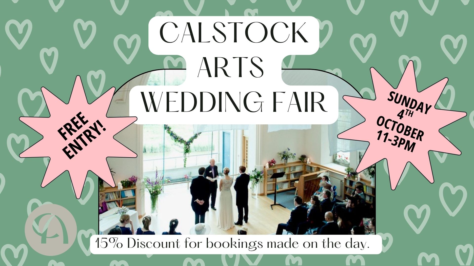 4 October : Wedding Fair 11am – 3pm (free entry)