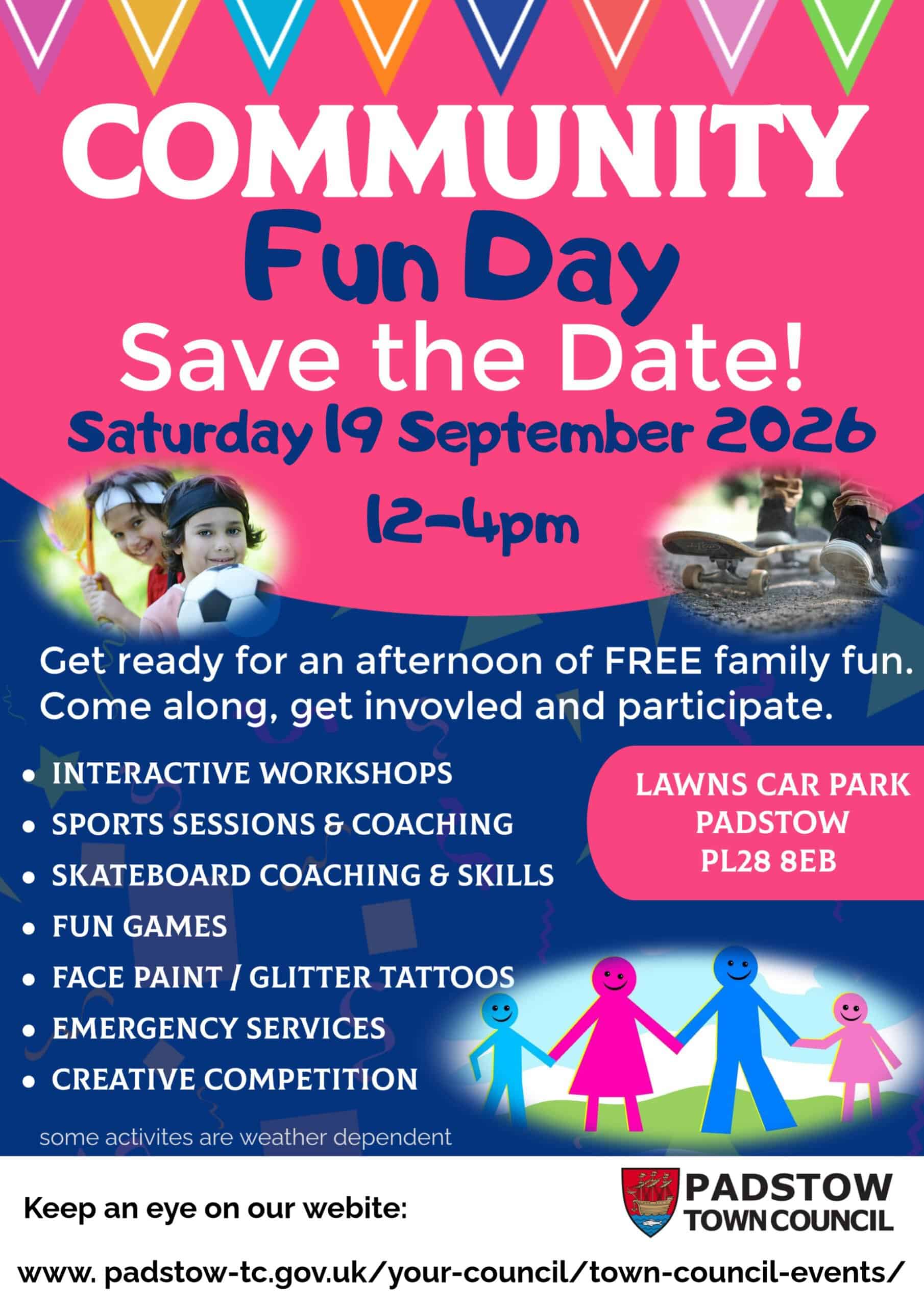 Community Fun Day: Saturday 19 September 2026