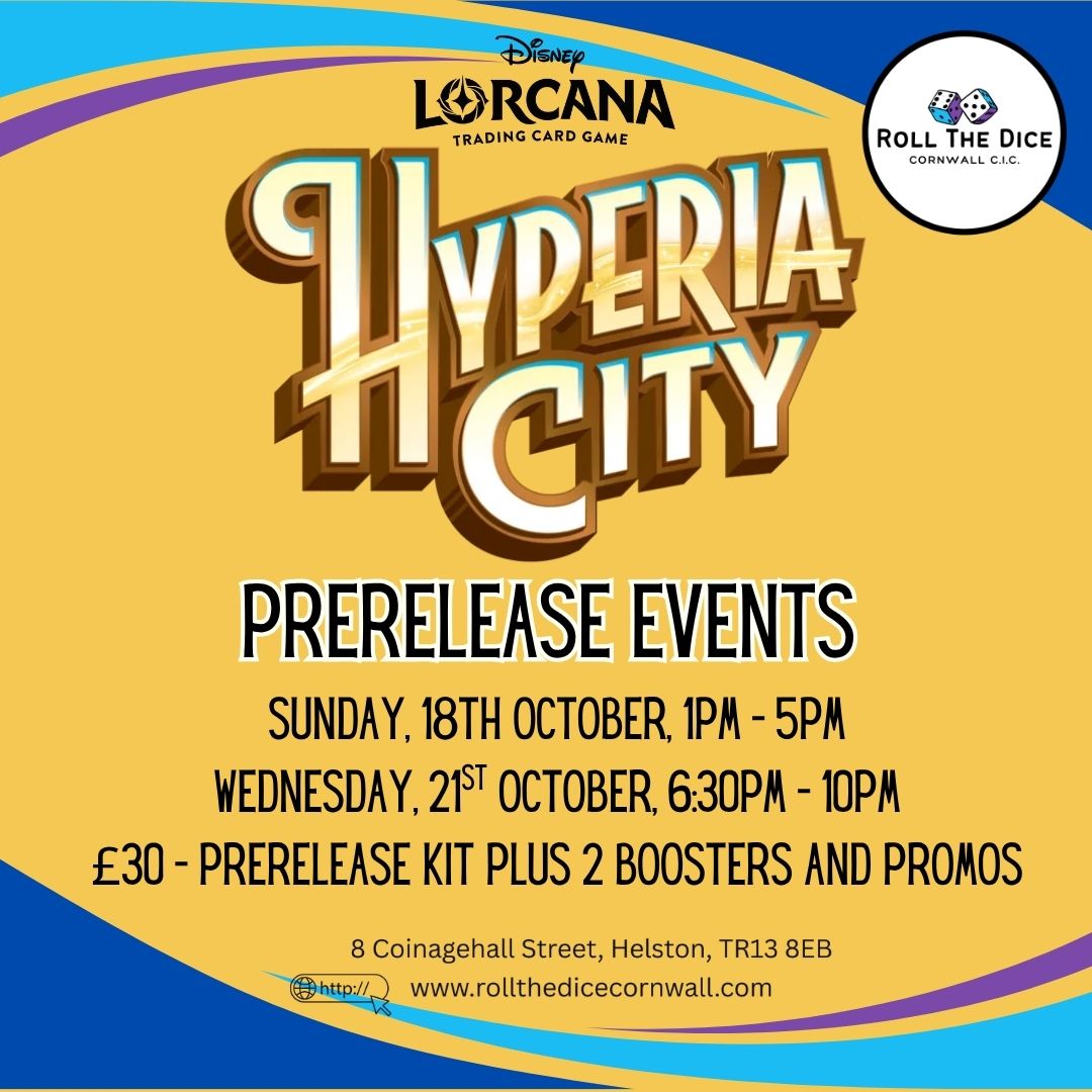 Lorcana: Hyperia City Pre-Release Events