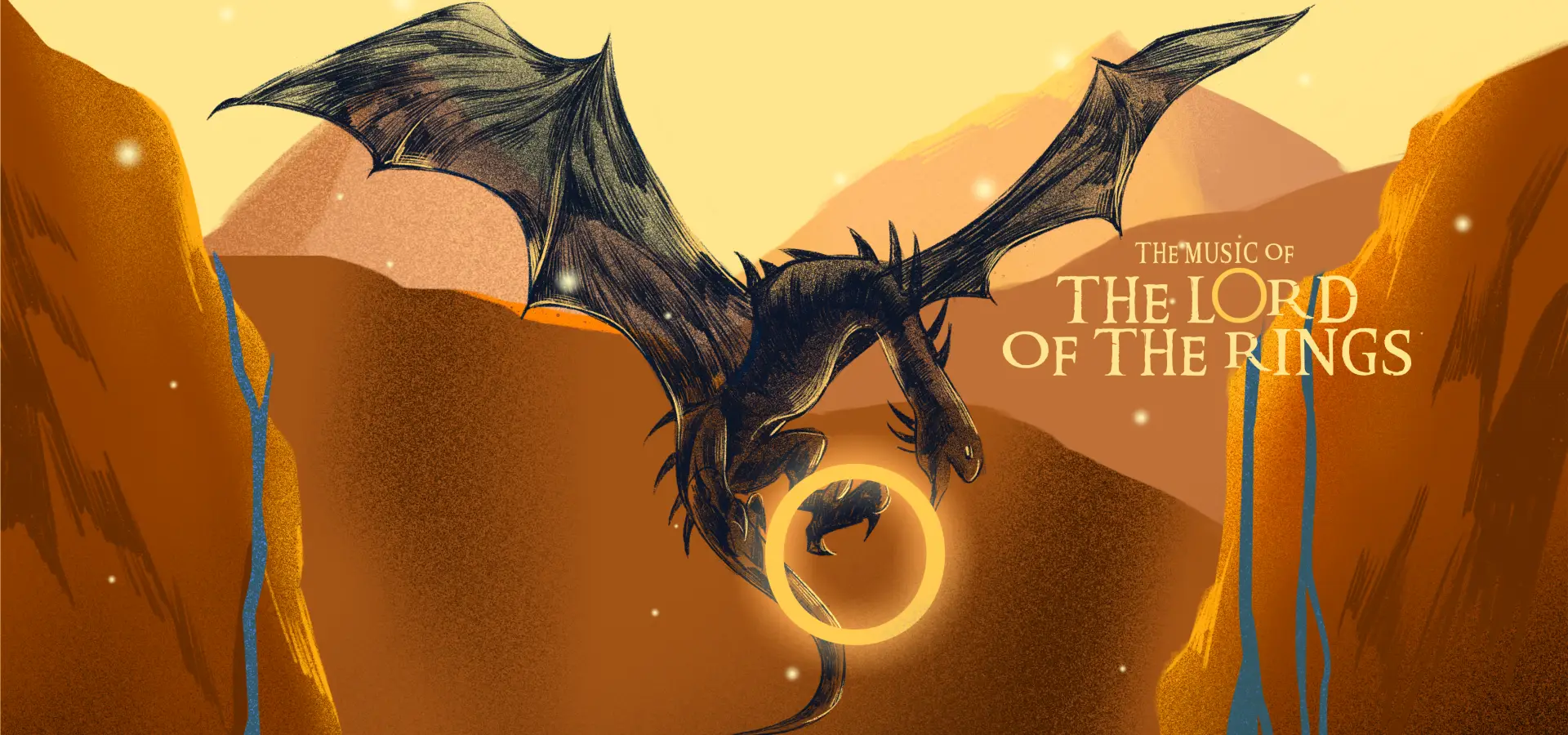 Poster for The Music of The Lord of The Rings. Tribute to Howard Shore at St Germans Priory, Saltash